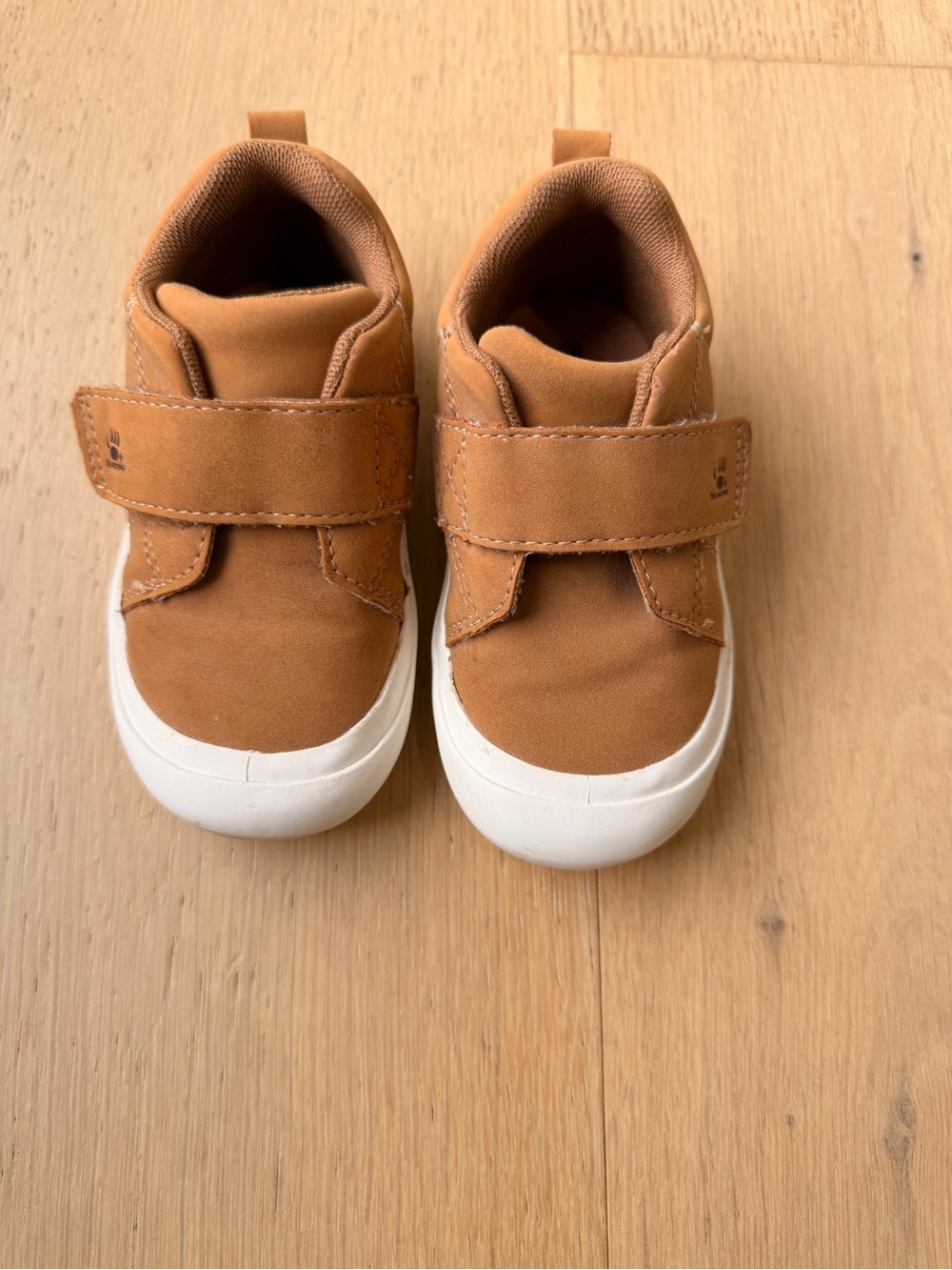 Bearpaw Brown Toddler Velcro Casual Sneakers - Picture 3 of 6